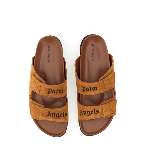 palm angels leather sandal