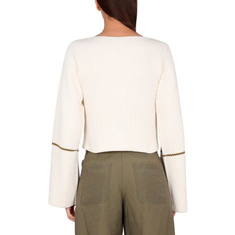 helmut lang cropped shirt