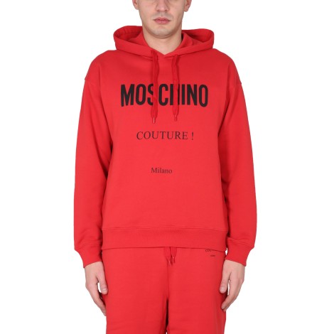 moschino sweatshirt with logo