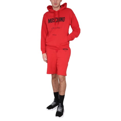 moschino sweatshirt with logo