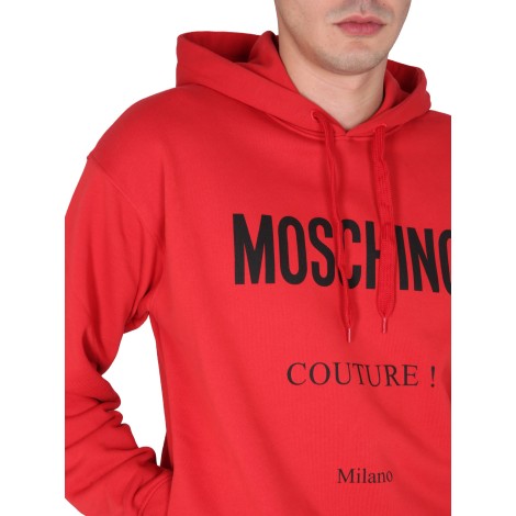 moschino sweatshirt with logo