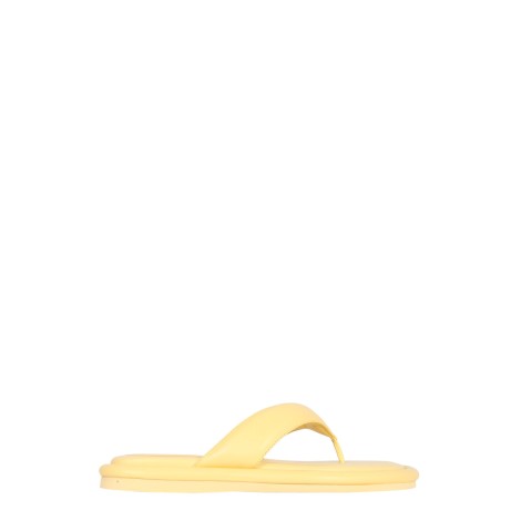 gia borghini gia 5 puffy flat sandals