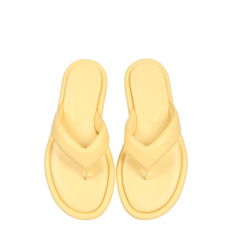 gia borghini gia 5 puffy flat sandals