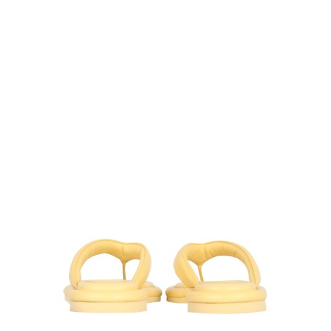 gia borghini gia 5 puffy flat sandals