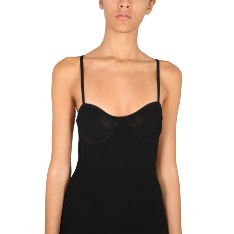 helmut lang bralette dress