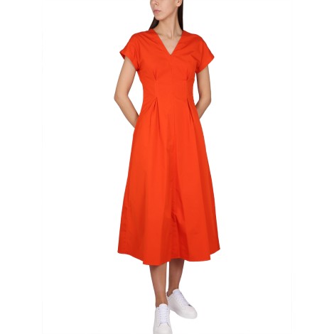 aspesi v-neck dress