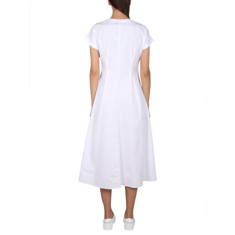 aspesi v-neck dress