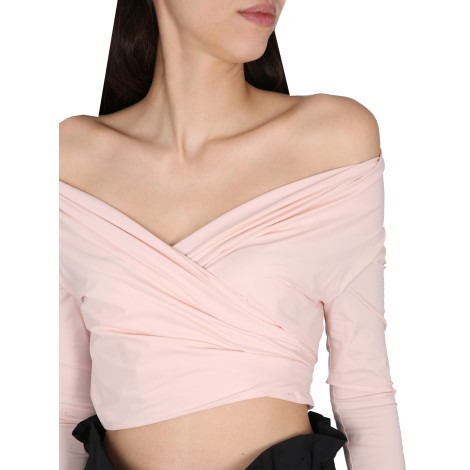 philosophy di lorenzo serafini crop shirt