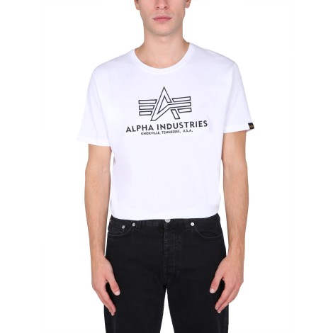 alpha industries t-shirt with embroidered logo