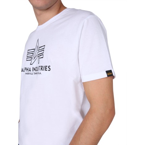 alpha industries t-shirt with embroidered logo