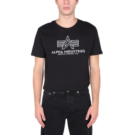 alpha industries t-shirt with embroidered logo