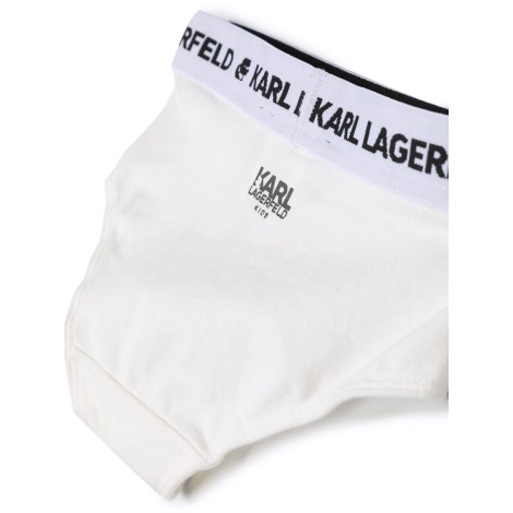 karl lagerfeld set of 2 logoed elastic briefs