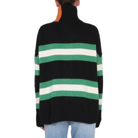 right for turtleneck cardigan