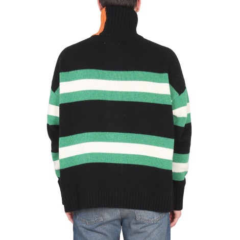 right for turtleneck cardigan