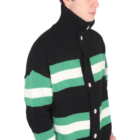 right for turtleneck cardigan