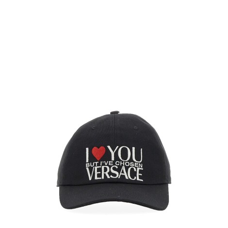 versace baseball hat with logo