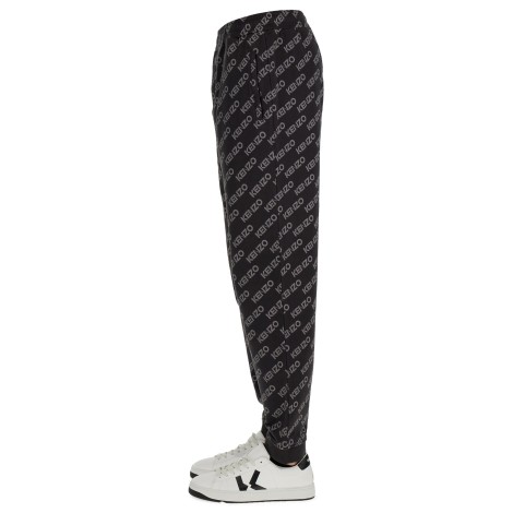 kenzo jogging pants with monogram logo