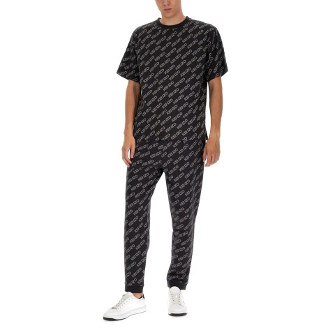 kenzo jogging pants with monogram logo