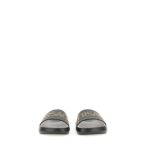 versace sandal with logo