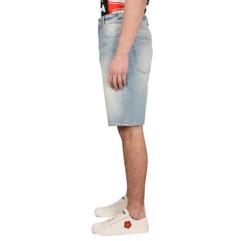 kenzo denim bermuda shorts