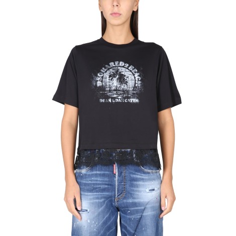 dsquared t-shirt with logo