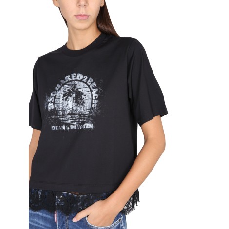 dsquared t-shirt with logo