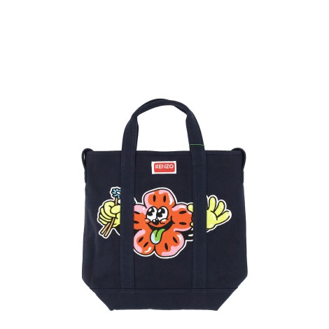 kenzo boke blocks tote bag