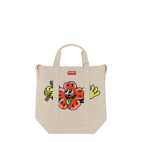 kenzo boke blocks tote bag