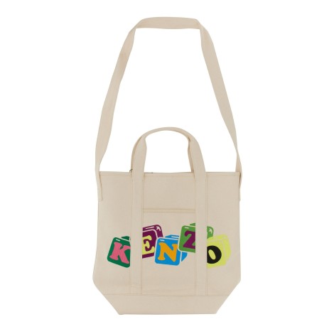 kenzo boke blocks tote bag