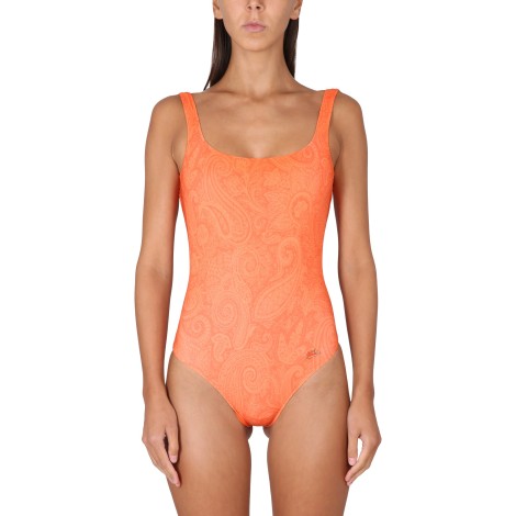 etro paisley one-piece swimsuit