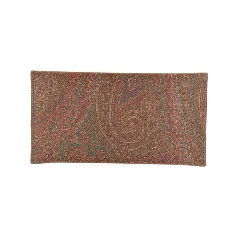 etro paisley wallet