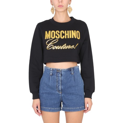 moschino sweatshirt with logo