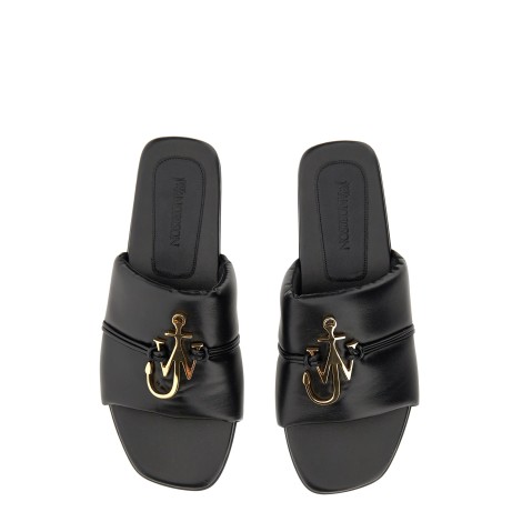 jw anderson slide sandal with logo