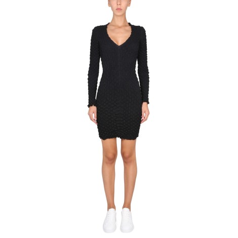 mcq chunky knit dress