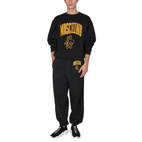 moschino sweatshirt with logo print