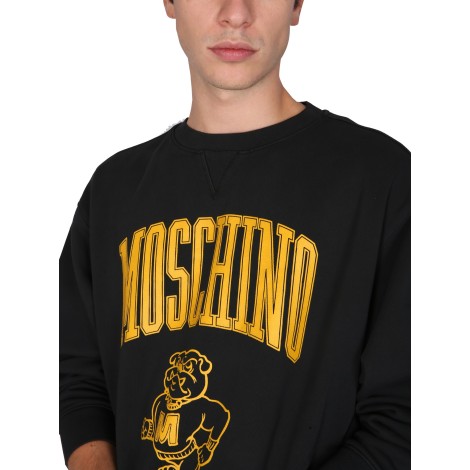 moschino sweatshirt with logo print