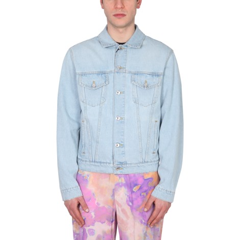 msgm logo print jacket 