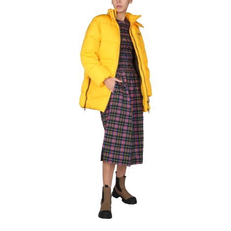 ganni oversize midi down jacket