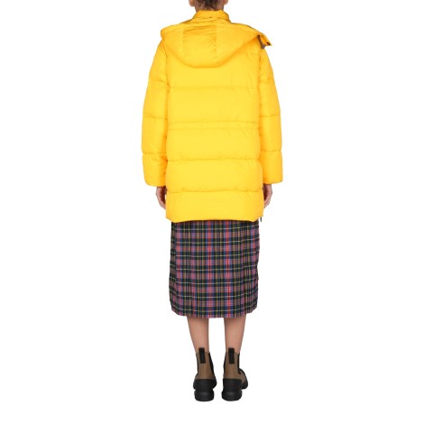 ganni oversize midi down jacket