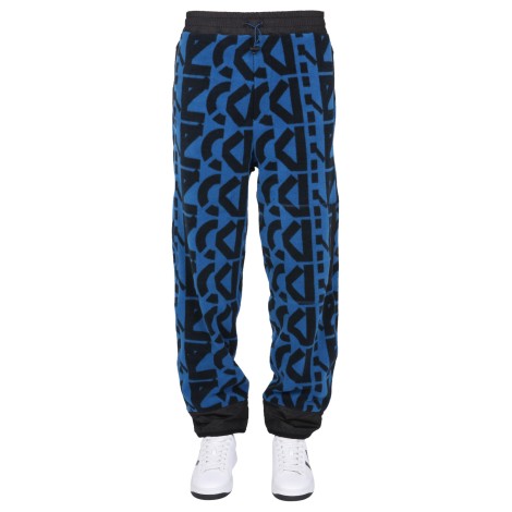 kenzo jogging pants with monogram logo