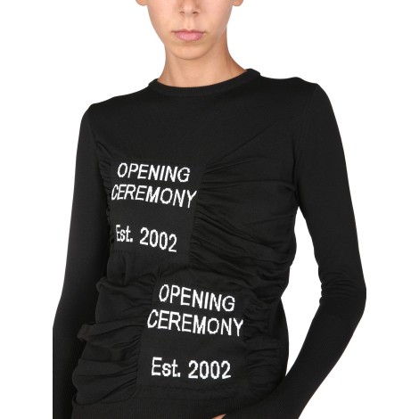 opening ceremony crew neck sweater