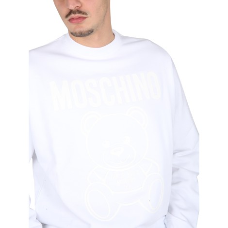 moschino teddy sweatshirt