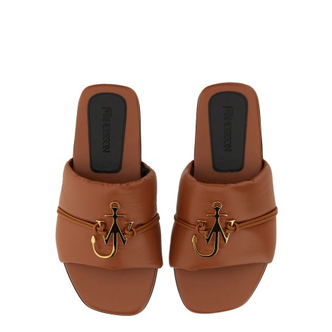 jw anderson slide sandal with logo