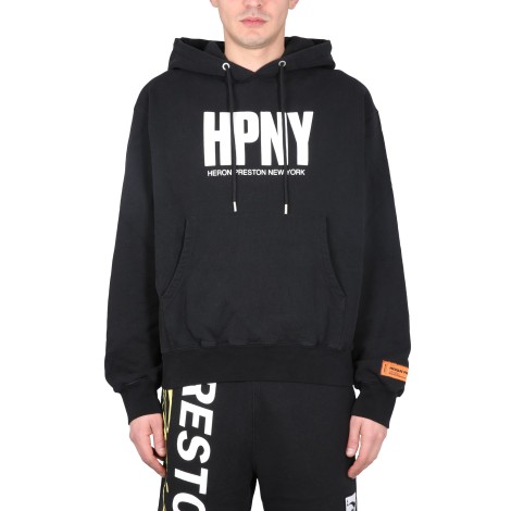 heron preston sweatshirt with logo print