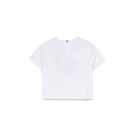 tommy hilfiger sequins logo t-shirt