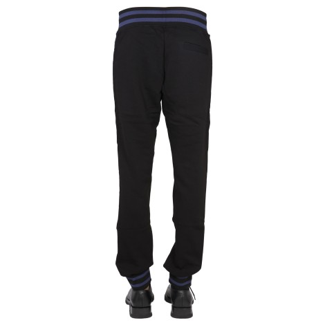 versace jeans couture jogging pants with elastic