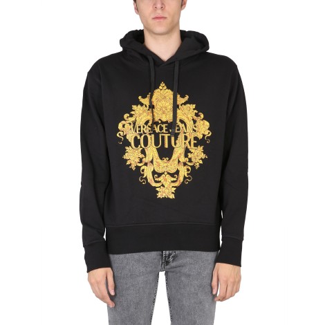 versace jeans couture logo hoodie