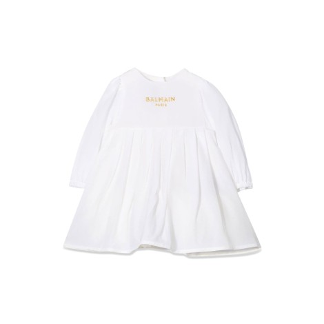 balmain long-sleeved soft dress