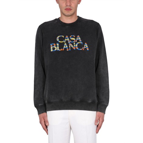 casablanca sweatshirt with logo