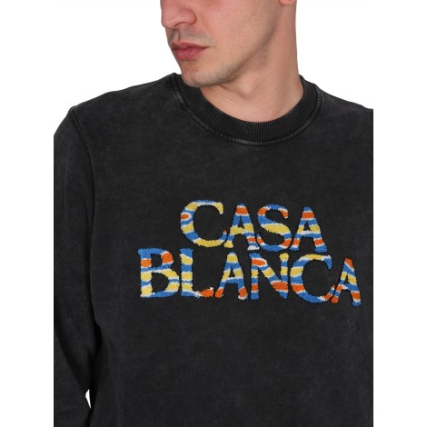 casablanca sweatshirt with logo